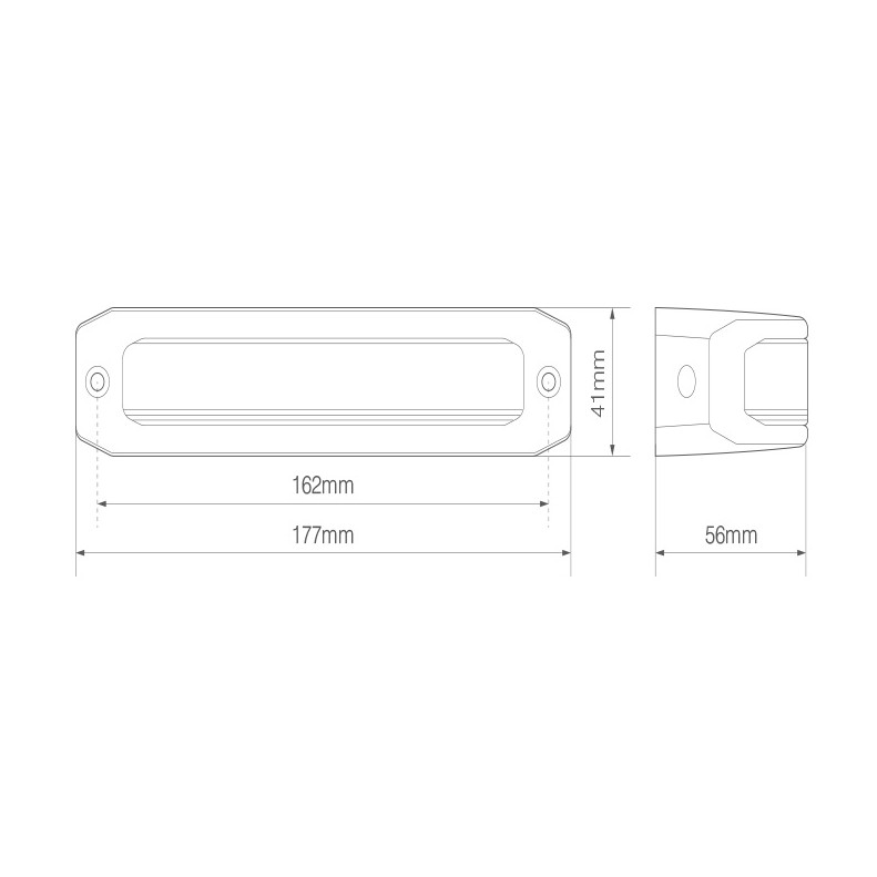 Led flash blitz advarsels lampe vidvinklet R65 godkendt - Image 5
