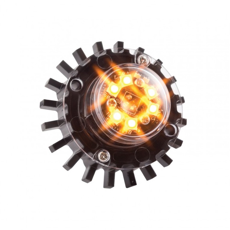 LED flash blitz lampe skjult med orange lys R10 godkendt. - Image 4