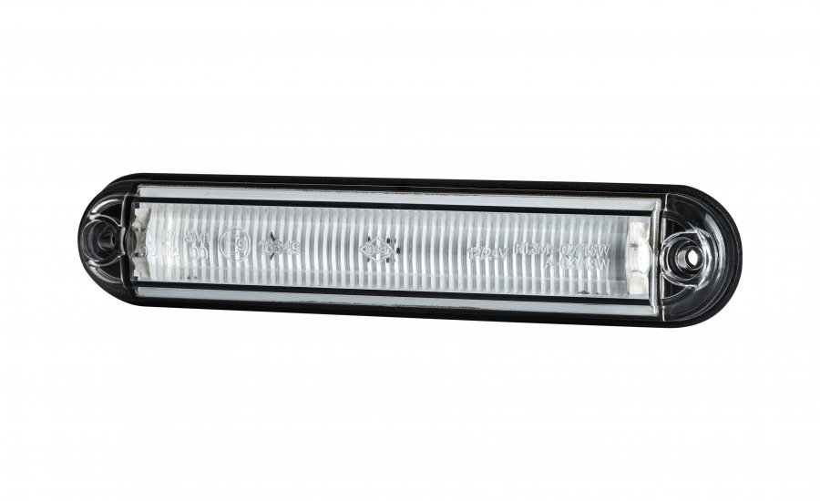 Hvid LED slim markeringslygte front - Image 2