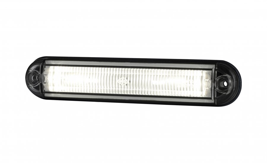 Hvid LED slim markeringslygte front