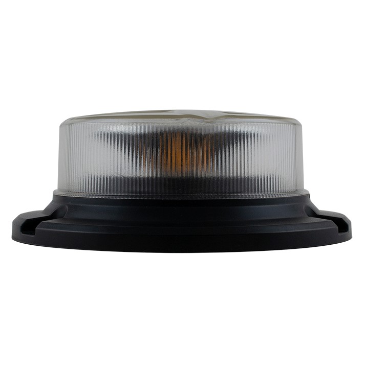 Slimline Led Beacon 148mm hvidt glas orange lys