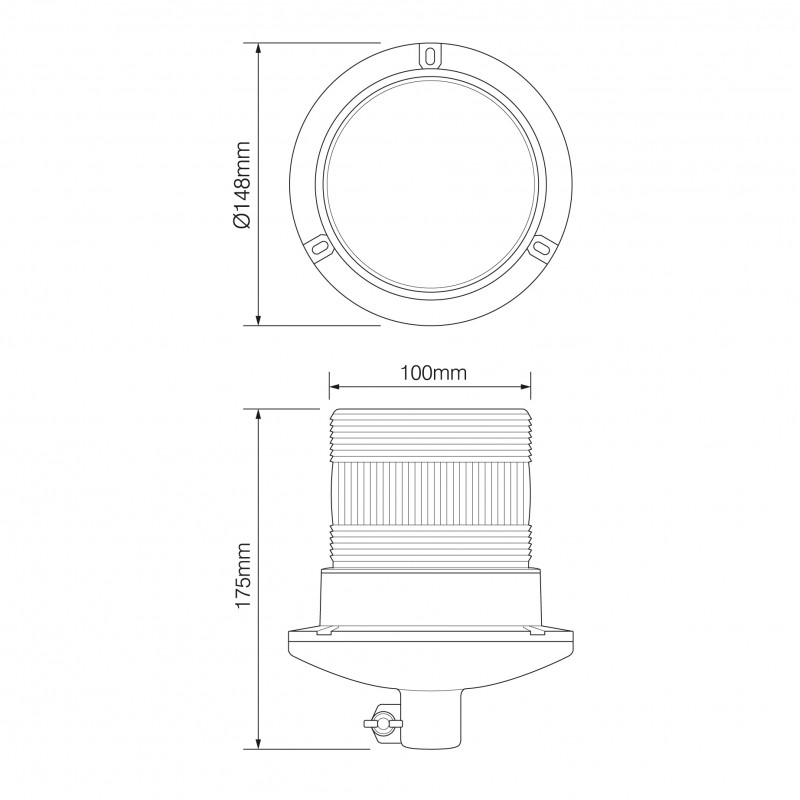 LED beacon mini MB12AME - Image 2