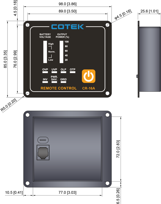 Cotek fjernbetjening CR 16 - Image 2