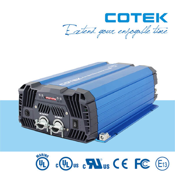 Cotek SC1000 Kombi inverter 1000 Watt med lader