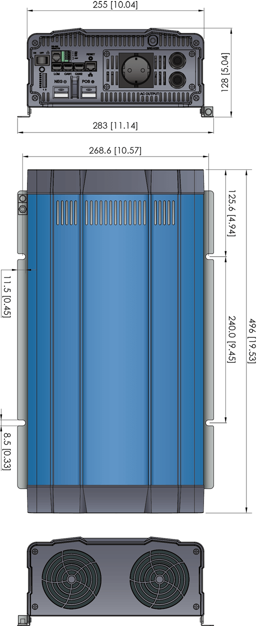 Cotek SD3500 inverter ren sinus 3500 Watt kan brokobles - Image 4