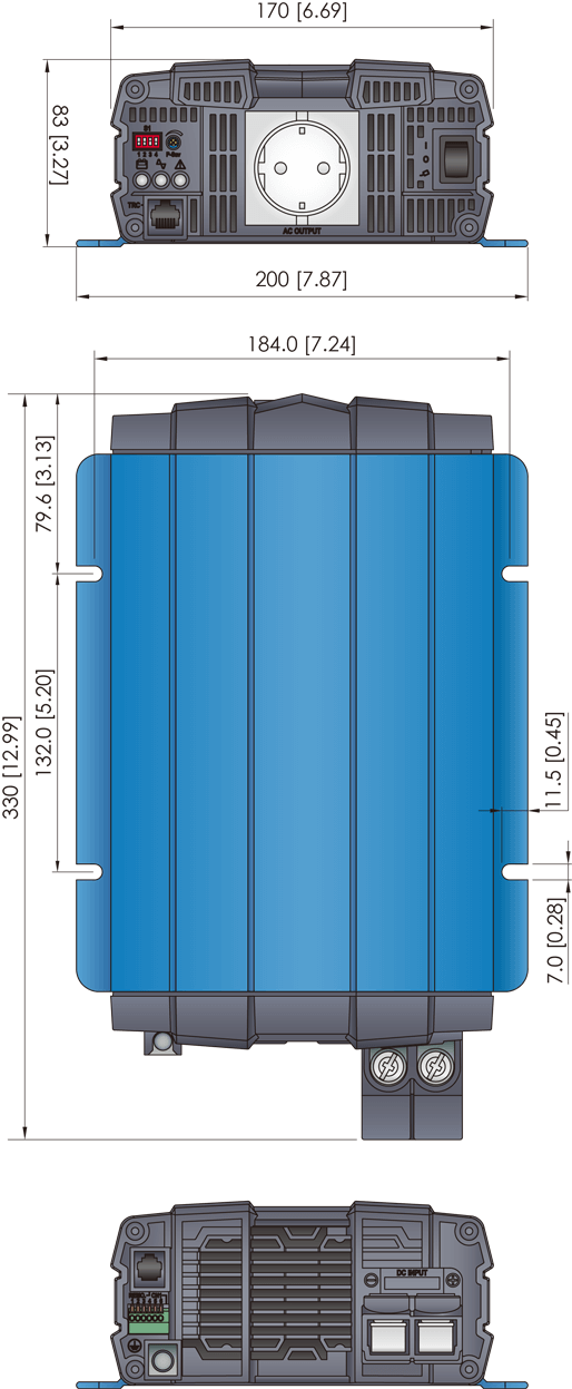 Cotek SP700 inverter ren sinus 700 Watt - Image 4