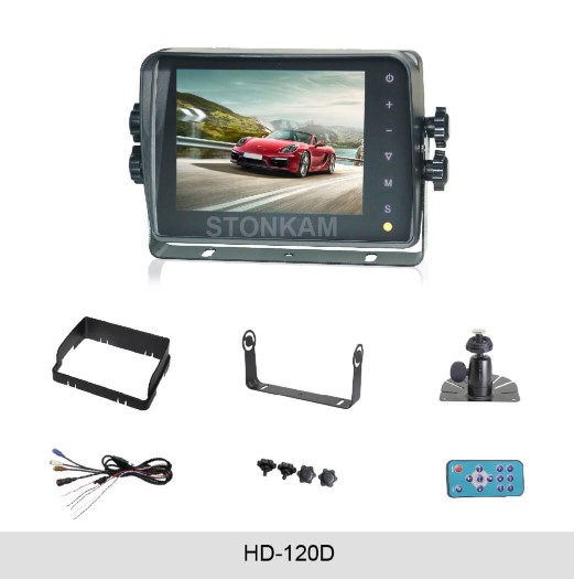 Kamera monitor 5,6" med 3 kamera indgange - Image 2