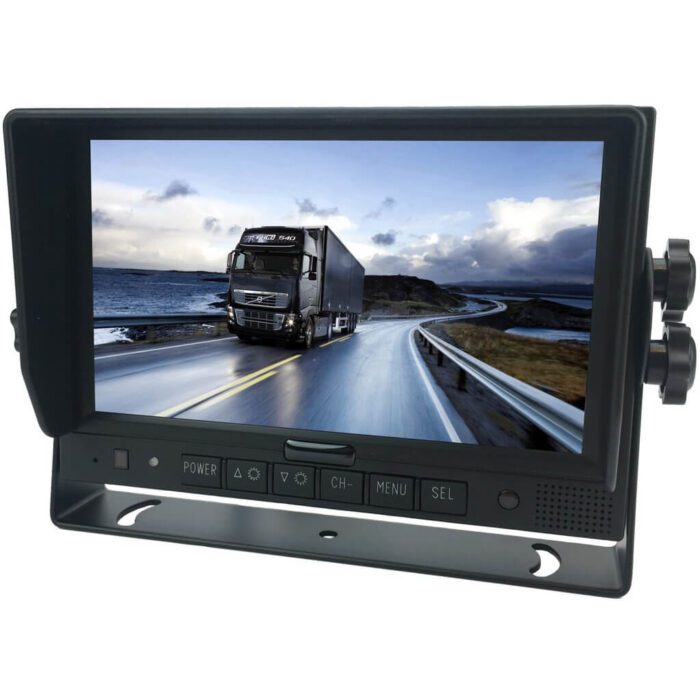 Kamera monitor 7" med 1 kamera indgang