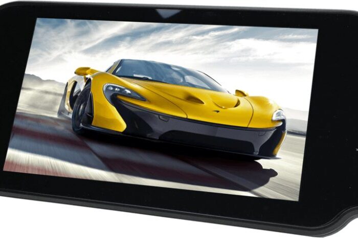 Spejl monitor 6,5" til bakkamera løsning