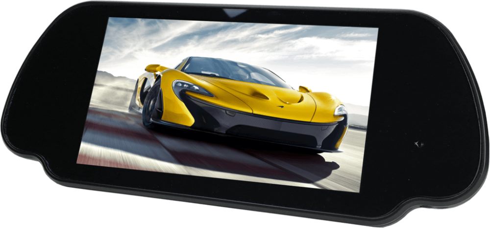 Spejl monitor 6,5" til bakkamera løsning