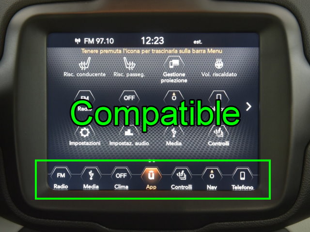Video Bakkamera interface Jeep Compas 8,4" - Image 3
