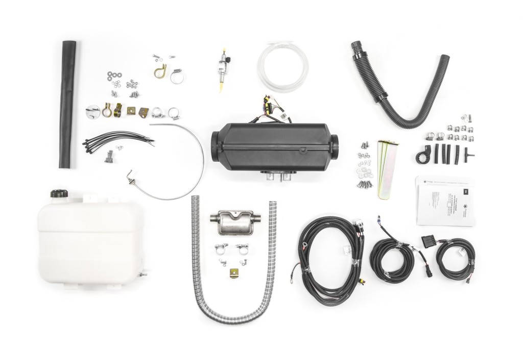 Autoterm 4 KW diesel oliefyr luftvarmer kit til bil og båd - Image 2