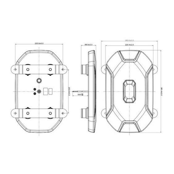 Mini Led blitz lysbro 381 mm - Image 3