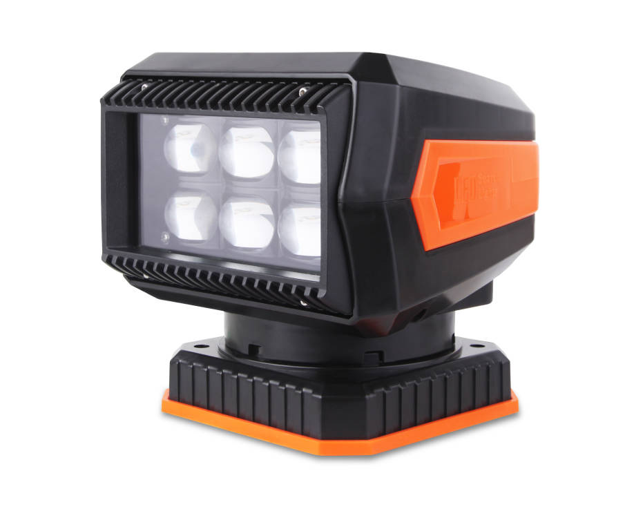 LED motoriseret søgelys med fjernbetjening 60W