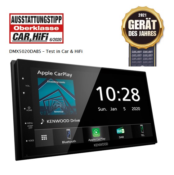 Kenwood DMX5020DABS Multimedie center med DAB+