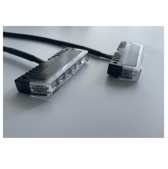 NR6 blitzlampe frontgril hvidt lys - natsænk. - Image 2