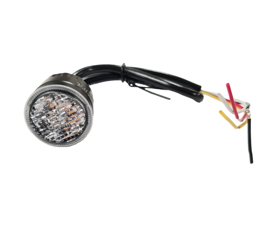 Slim rund LED pro strobe blitzlys til skjult montage - Image 2