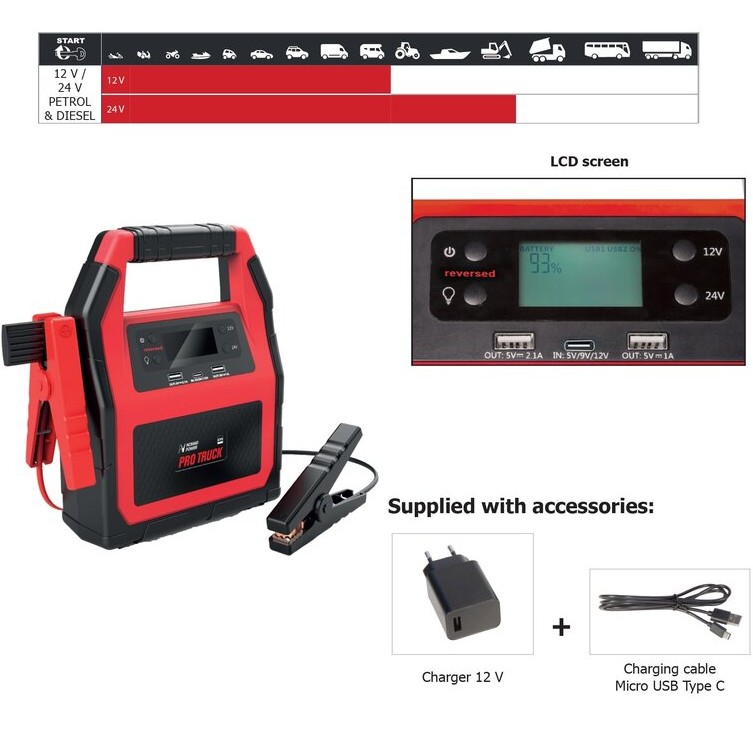 Nomad Power Lithium Booster 12V/24V - 1500A - Image 2