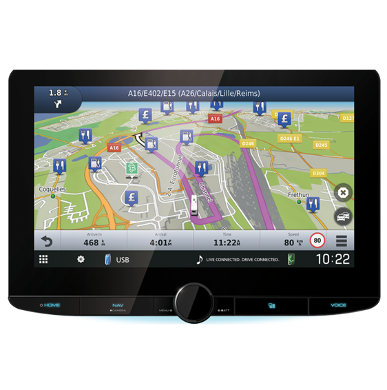 Kenwood DNR992RVS 10,1" Garmin mediacenter - Image 2