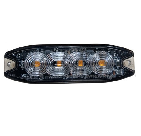 O4 LED slimline 4 led blitzlampe