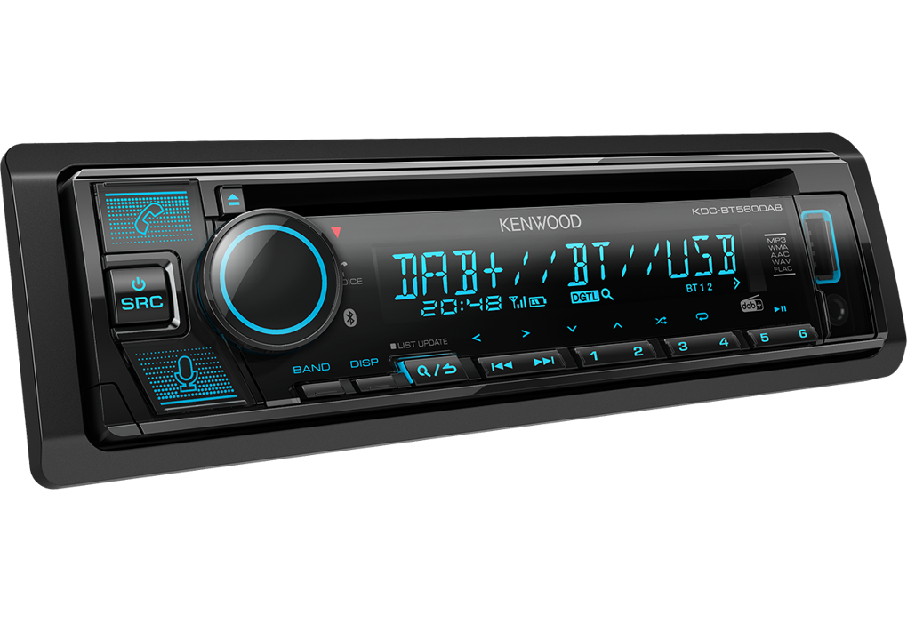 Kenwood KDC-BT560DAB bilradio inkl DAB antenne - Image 2