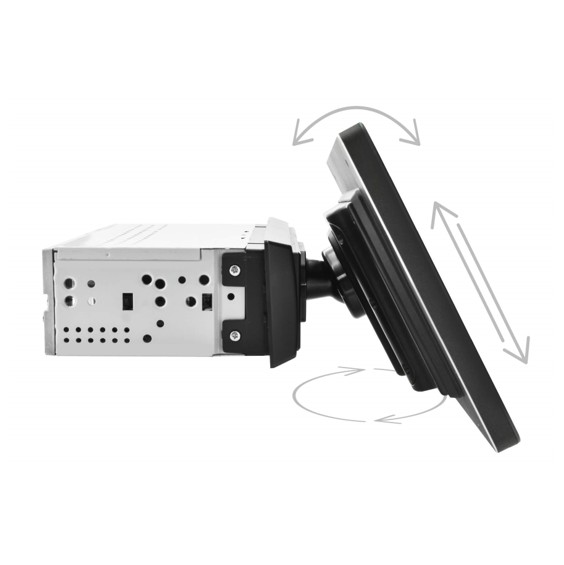 10,1" 1DIN Carplay & Android Auto radio med DAB+ - Image 3