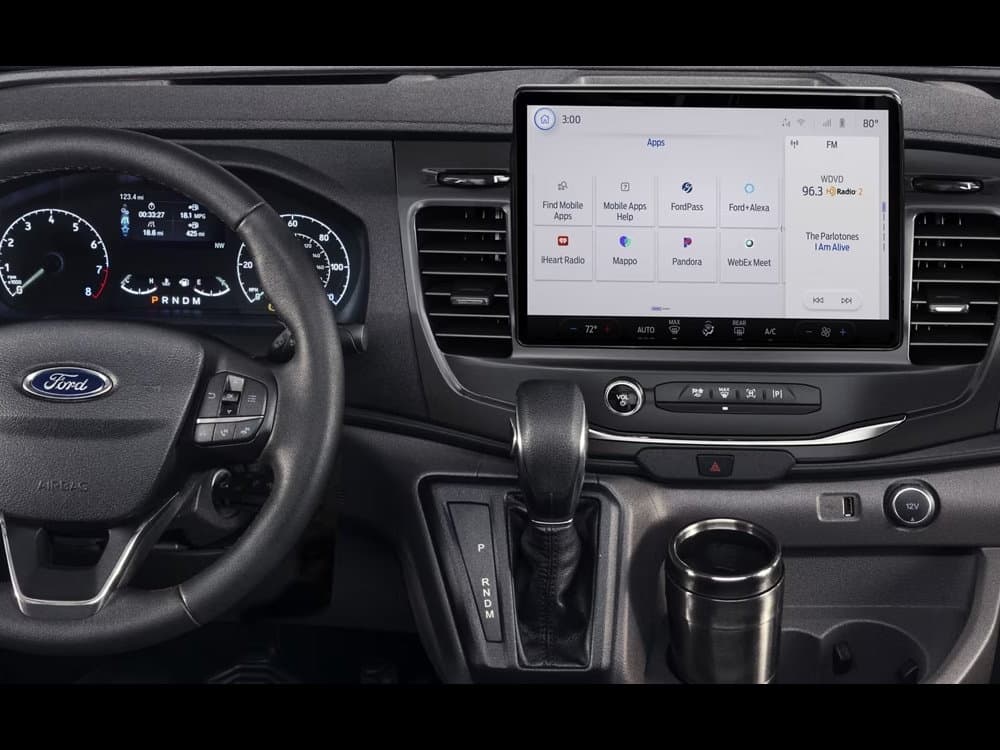 Bakkamera interface Ford 12"+13" Transit+ Custom Sync 4 >2022