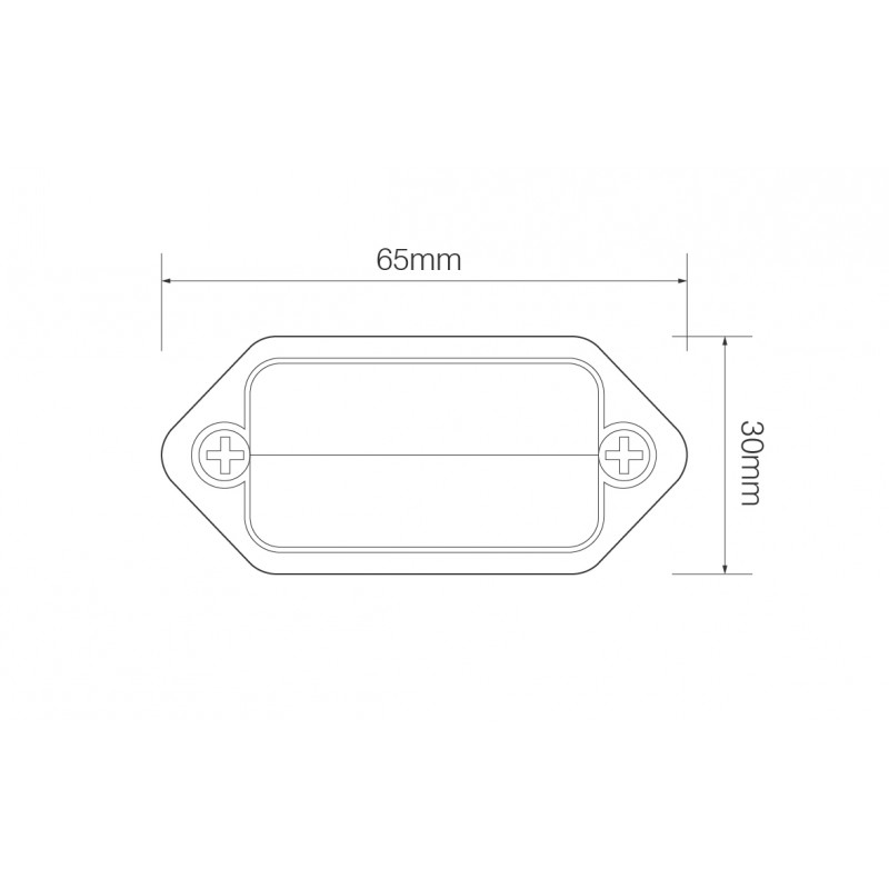 LED dørtrin - panellys rød 12V-24 volt - Image 2