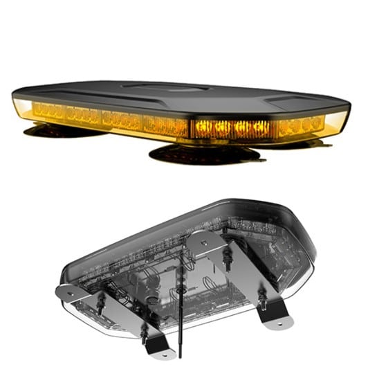 Led lysbro 381 mm magnet med natsænkning