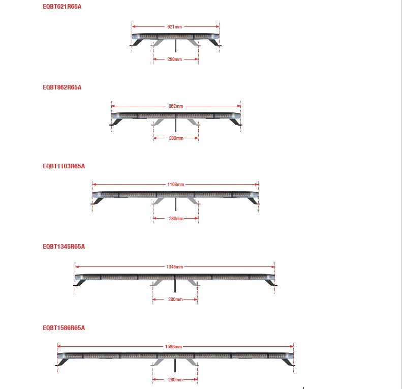 LED lysbro - lysbar 1586mm kun sidemodul med natsænkning - Image 4