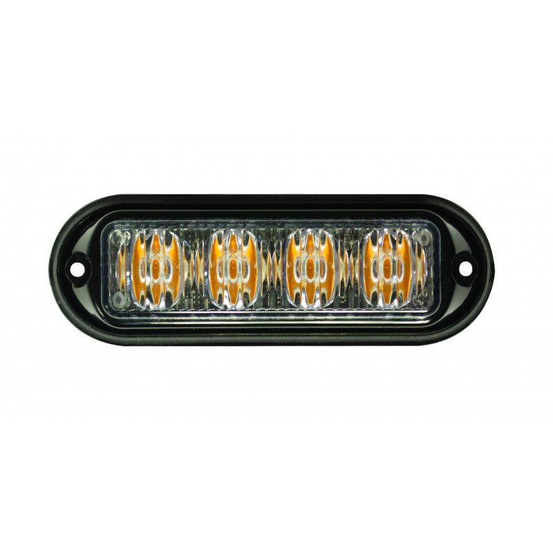 Retningsbestemt advarselslampe 4 LED R65 blå - Image 3