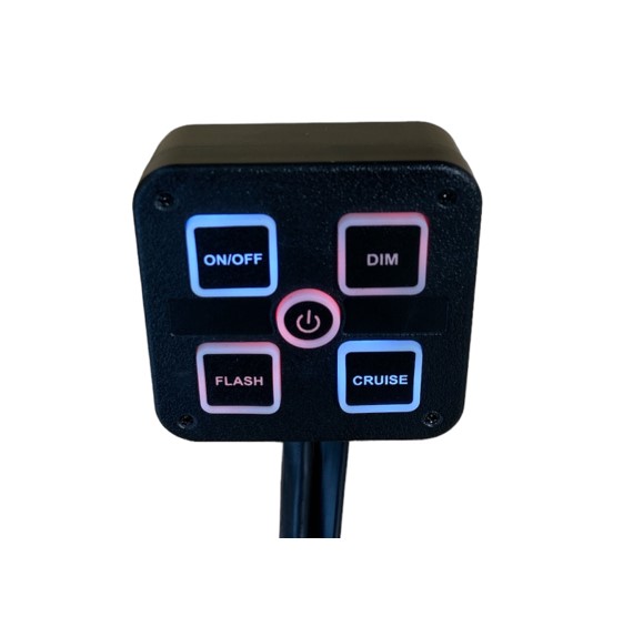 4 knaps programerbar LED mini kontrolpanel - Image 2