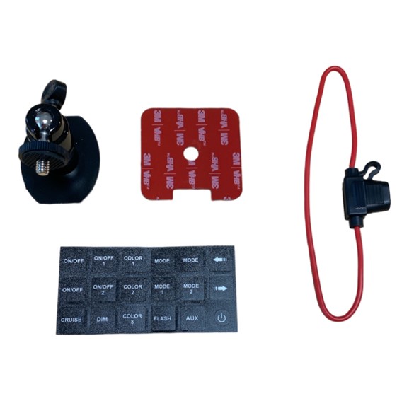 4 knaps programerbar LED mini kontrolpanel - Image 3