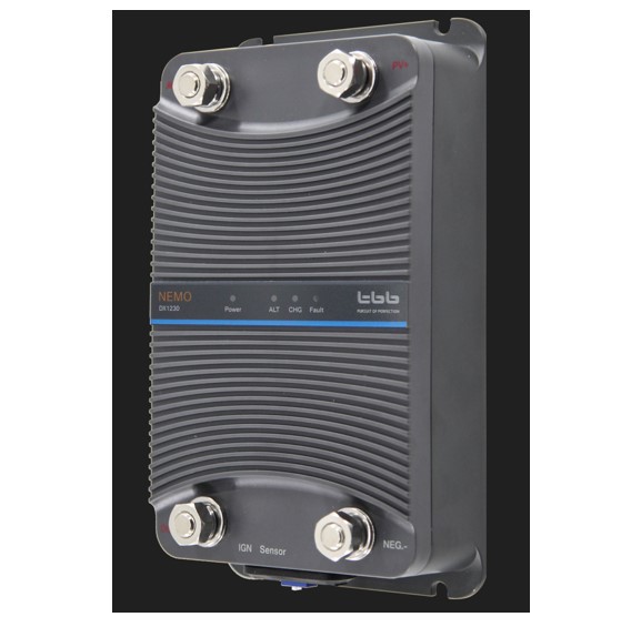 TBB DDX1230 DC-dc step-up Euro6 batterilader med solar 30 Watt