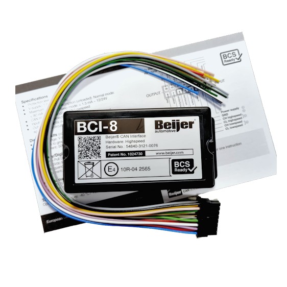 CanBus 8 signals interface BCI-8UDS