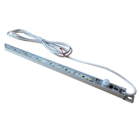 Led lysskinne PIR 1000mm med 2M kabel