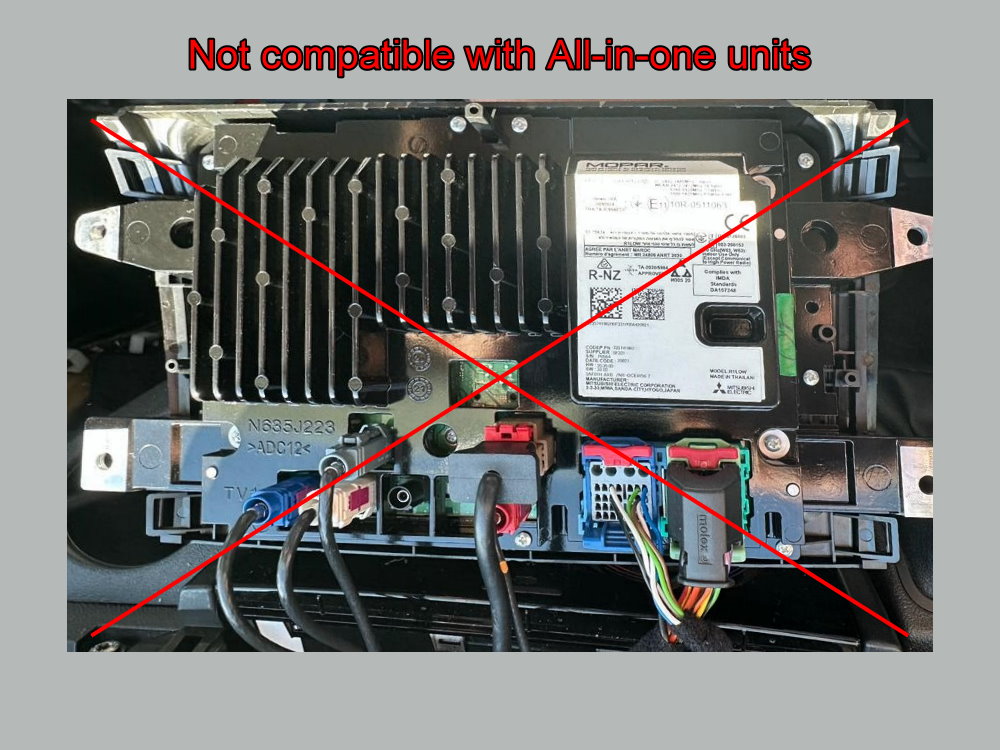 Bakkamera interface NY Fiat Ducato 10" Uconnect - Image 3