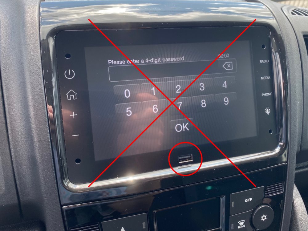 Bakkamera interface NY Fiat Ducato 10" Uconnect - Image 4