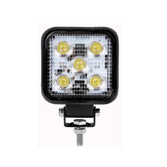 LED arbejdslampe 15W 82mm R10 godkendt 12-80 volt