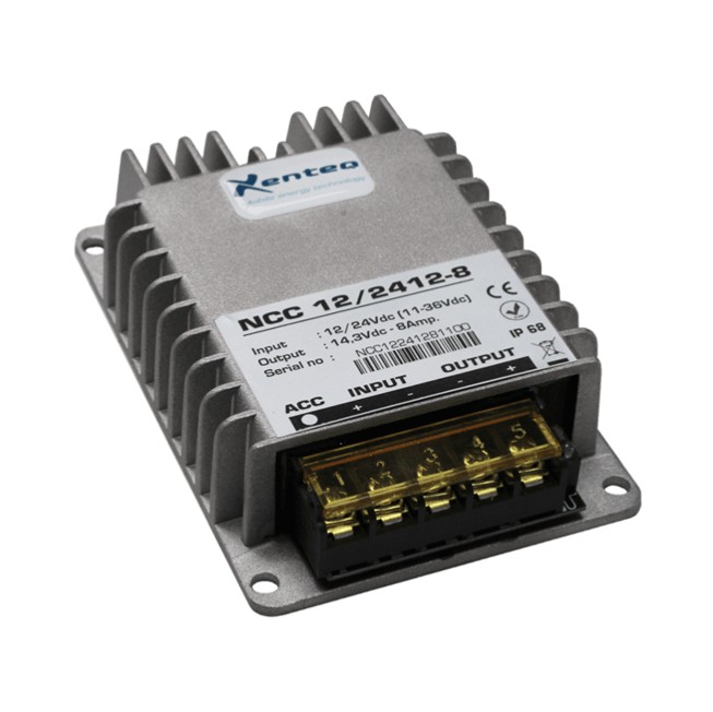 Xenteq NCC DC-DC step-oplader til 12/24V - 8A