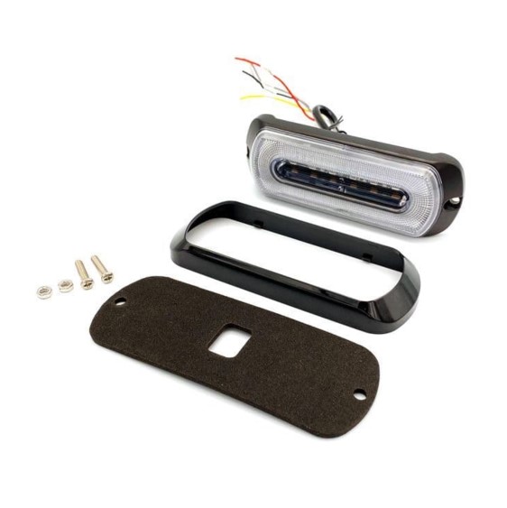 Kombi LED hvid positionslygte / baklys med orange advarsels lys - Image 4