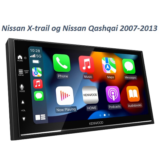 Apple Carplay til Nissan Qashqai og X-trail + Android Auto