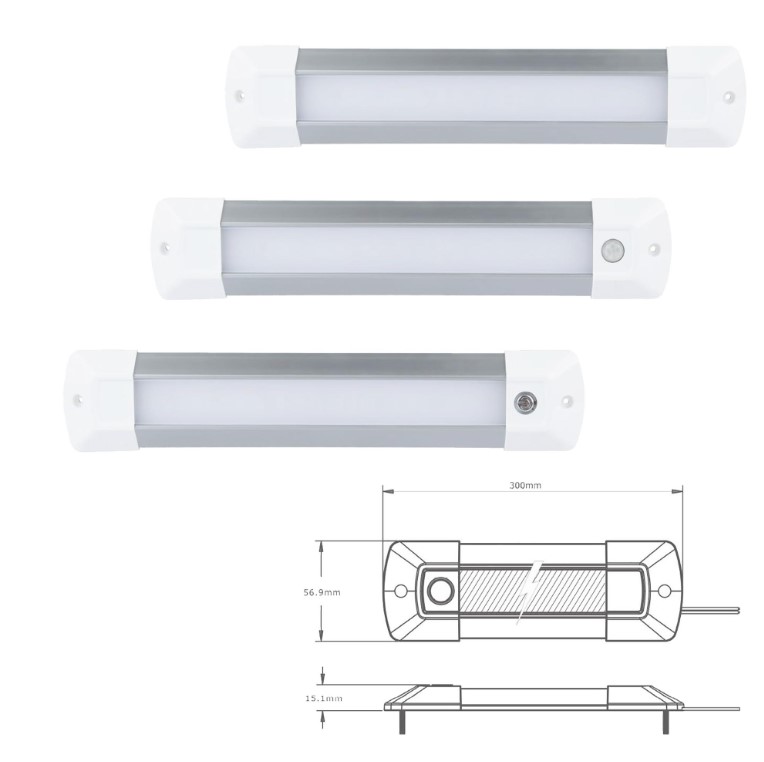 LED interiør 300mm lys skinne - Image 2