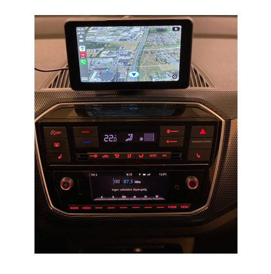 Apple Carplay til VW UP med Android auto på 7" skærm - Image 3