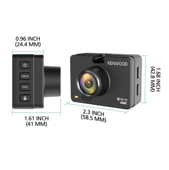Kenwood Dashcam 2"LCD APP Connect - Image 3