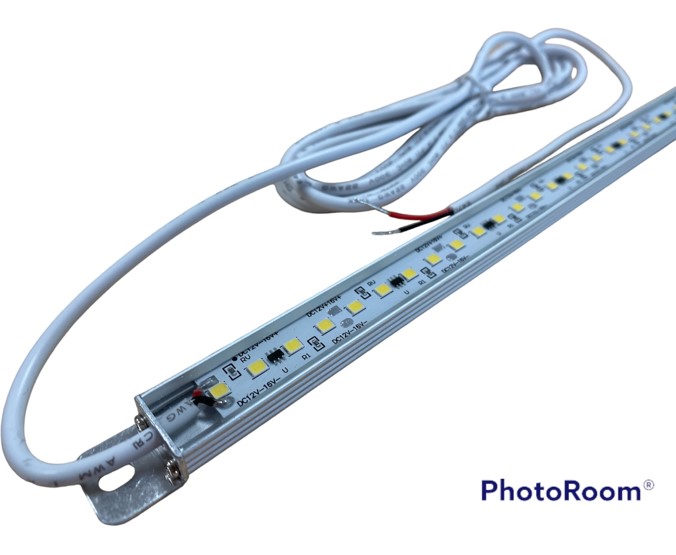 Led lysskinne 1000mm 2 m kabel under skinnes