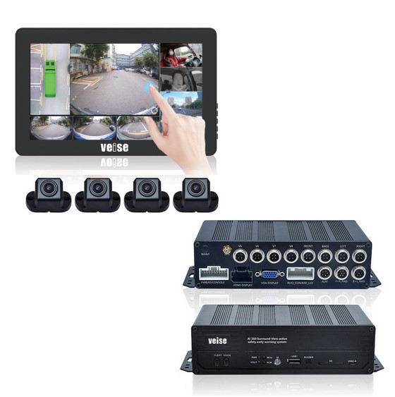 MDVR Birdview 360 graders system 4G-Wifi-App-Fleet WEB
