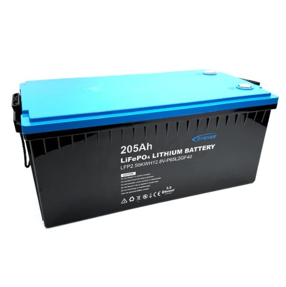 Epsolar Lithium 12V bil batteri 200Ah med BMS200A