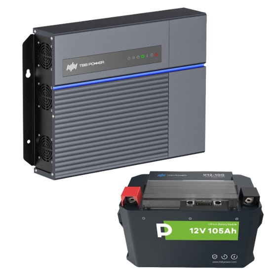 TBB PG2.0S power kit 2KW + 105A/h lithium battery