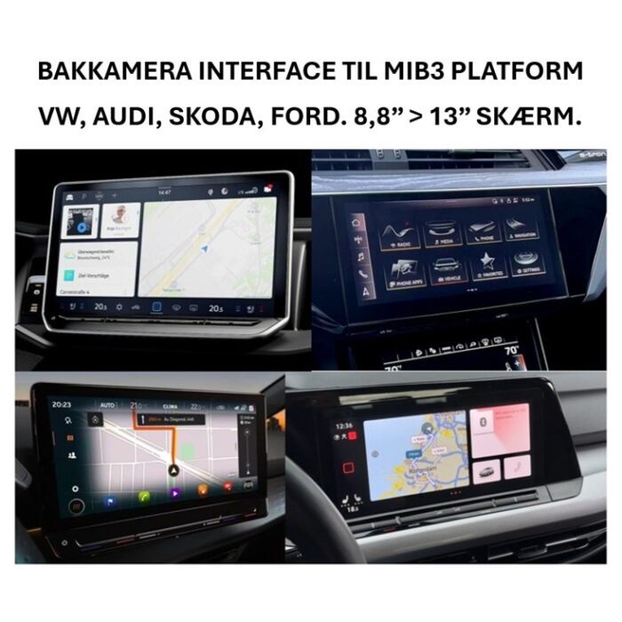 Bakkamera interface MIB3 (8.8">13")
